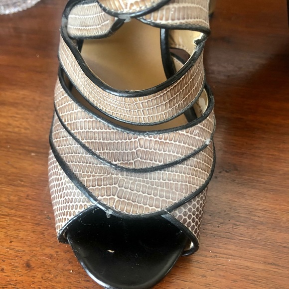 Nine West leather strappy heels - Picture 7 of 7